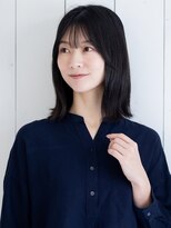 ワンマイル 八潮店(one mile) 20代30代40代◎白髪染めリタッチカラー外ハネミディアム八潮