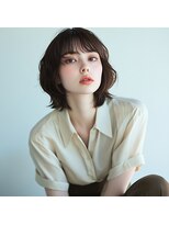 アン 綱島(un) 【レイヤーボブ♪】 大人レイヤーショート ダークブラウン
