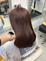 ヘアー アピッツ(hair a p i t s)&nbsp;ツヤ感たっぷりオレンジブラウンカラー♪