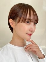 サンド ミュウ 横浜店(sand mieu)&nbsp;ナチュラルストレート x ショート ボブ