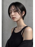 大人クールなダークボブ