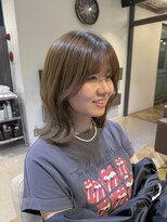 ザザ ZA/ZA 神楽坂&nbsp;オイルカラーでダメージレス！オリーブベージュ