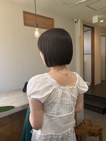 クリック(Click)&nbsp;ダークパープル/ナチュラルショート/夏のヘアアレンジ/小倉