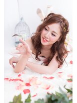 オーバーキャプテンネイキッド(OVER CAPTAIN NAKED)&nbsp;[OVERcaptainnaked　] ポイントリボン編み込み簡単アレンジ♪