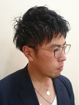 アウラヘアーサロン(aura hair salon)の写真/【メンズ限定クーポンあり！】圧倒的なカット技術で男性からも高い支持☆乾かすだけでOK！忙しい朝を時短◎