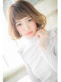 *mod's姪浜*…ふわミディの重めスタイルc