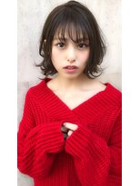 ラノバイヘアー(Lano by HAIR) 【Lano by HAIR】関亜梨佐 黒髪暗髪アッシュ小顔ショート