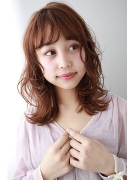 リンダバイネオリーブ 白楽店(Linda by neolive) ピンクベージュのレイヤーミディ ♪