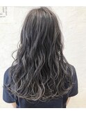 グレージュ☆ハイライト☆デジタルパーマ