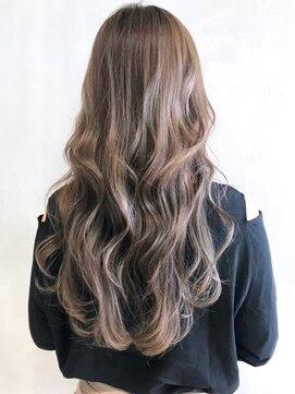 アイティー バイ アルバム 中野店(IT by ALBUM) くるみシアグレー_ウェーブパーマフォギーベージュ_ba290982