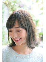 ミーケ(miike)&nbsp;【miike】オリーブベージュ×くびれ外ハネボブ