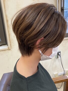 ジュール(Jule) 【Jule】お客様スナップ◇ひし形ハンサムショート◇横顔美人