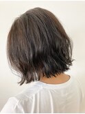 マロンベージュ ニュアンスマッシュ チラ見せカラー