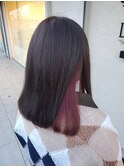 ブリーチなしインナーカラー