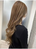 ベージュハイライトスタイル