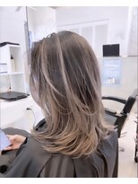 モアナ バイ ヘッドライト 沖縄南風原店(Moana by HEADLIGHT)&nbsp;Moana【南風原】#ハイライト#ミルクティー#バレイヤージュ