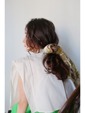 ソイ(soi) クリクリパーマスカーフアレンジ/ナチュラルブラウン