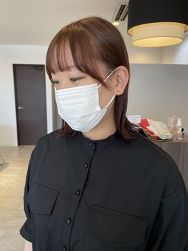 グランドール リュクス(Grandoll Luxe) ブラウン×外ハネミディ