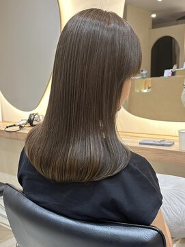 ヒビヲ(HIBIO) ハイライトカラーイルミナカラー脱白髪染めグレージュアッシュ