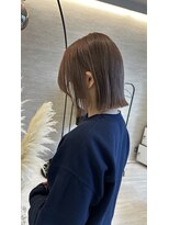 サロンドディバース(Salon de DIVERSE)&nbsp;ヘイリーボブ/柔らかく見えるミルクティーブラウン