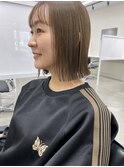 ★ハイトーン切りっぱなしボブ