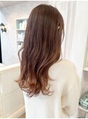 福山人気低温デジタルパーマダメージレス暖色ブラウンカラー美髪