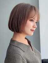 アグ ヘアー エルメ 大館大町店(Agu hair elme)&nbsp;《Agu hair》ルミエールジンジャー×ミニボブ