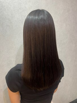 ウィスプ 赤羽店(wisp) 大人のうる艶ストレート 秋のヘアカラー/髪質改善Tr#1