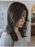 ダブルカラーミルクティーベージュカラーブルーブラックブリーチ