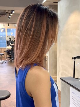 ソル オモテサンドウ 表参道 青山(SOL . OMOTESANDO) ミルクティーベージュダブルカラーグレージュカラーハイライト