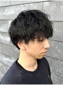 ツイストスパイラルパーマメンズカットパーマシャドウパーマ