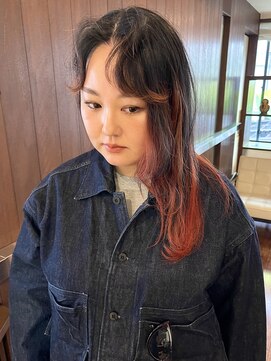 ゼンドット キョウト(Zen. kyoto) アンブレラカラーオレンジブラック