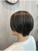 ショートボブ×ハイライト【TELA HAIR君津】