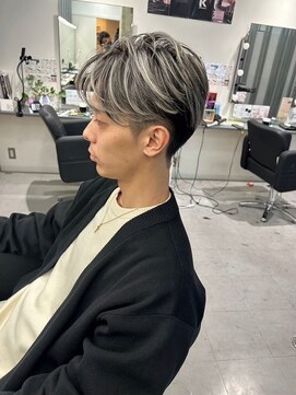 メンズサロン キング 高槻店(Men’s salon K!ng) 波巻きツイストスパイラルパーマ/フェザーパーマ/眉毛/メンズ