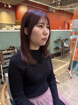 ローレンジウ(LOREN JU) 名駅/名古屋駅/学割U24/レイヤーカット/オージュア/ダブルカラー