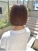扱いやすさ◎　ボブスタイル　オージュアトリートメント