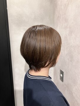 ルシェル(LeCiel) オリーブベージュ×ショート