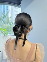 ファーストステップ 表参道(FIRST STEP)&nbsp;『タイトシニヨン』/結婚式/お呼ばれ/ドレス◎