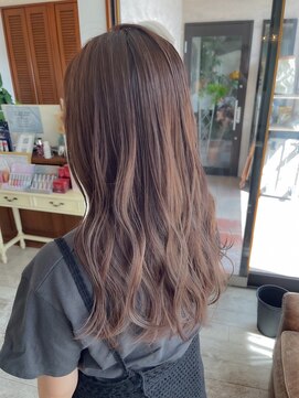 セットアップ 岡山北長瀬店(SET-UP) アッシュピンク/ミディアムレイヤー/韓国風/透明感カラー/美髪