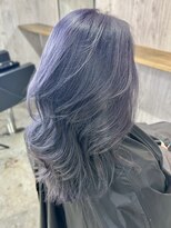 ロイオブジゼル(roi of GiseL)&nbsp;ハイトーン ブリーチ ダブルカラー ブルージュ 透明感 10代20代