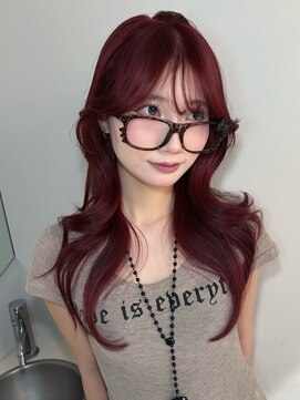 キオク(KIOX) ハイトーン/デザインカラー/レイヤーカット/ハッシュカット