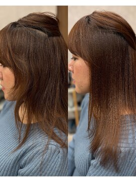 テネール(TENELE) ミディアムヘア　20代　30代　40代　赤坂　髪質改善