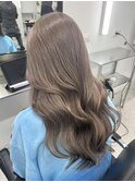 ミルクティーグレージュ/ブリーチカラー/ケアブリーチ/盛岡