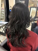 アクアオモテサンドウ(ACQUA omotesando)&nbsp;＊ミディアムレイヤーパーマヘアロングウルフパーマスタイル