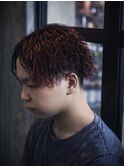 レッドメッシュ × ツイストスパイラル