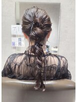 リップル(Ripple)&nbsp;【海浜幕張 Ripple】ゆる編み下ろし×12mmベロアリボン