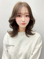 スターズ 柏(STARS)&nbsp;ミルクティーベージュカラー 髪質改善 韓国ヘア くびれ巻き 20代