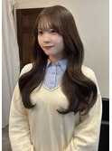 ミルクティーグレージュ×レイヤーカット