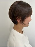 丸みのある大人ショート/札幌駅