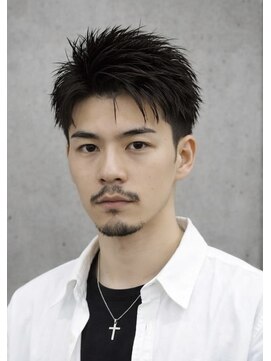 バーバーショップテト(barber shop tete) 爽やかツーブロアップバングスパイキーショート